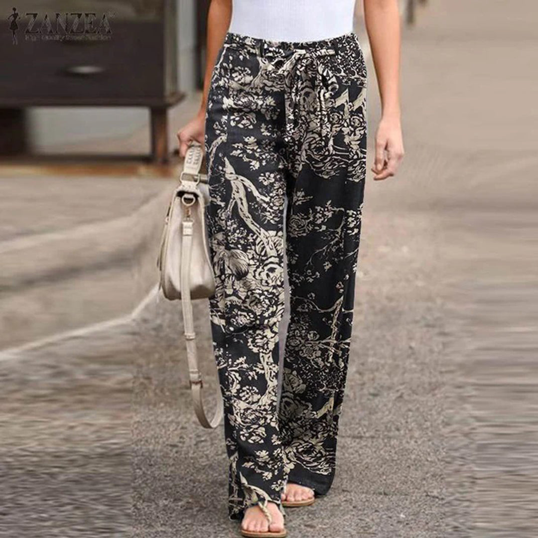 Pantaloni Donna Casual a Vita Media dal Taglio Morbido