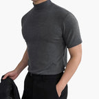 T-Shirt Uomo Slim Fit con Collo Alto