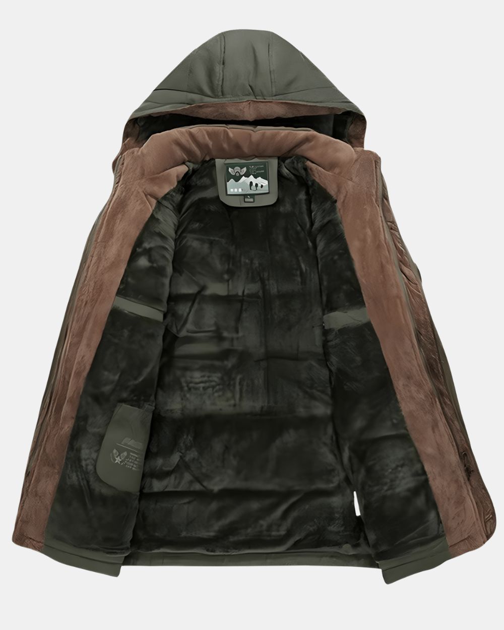 Veste d’hiver pour homme avec capuche – Parka matelassée chaude avec poches