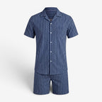Completo da Uomo ANFINITE con Camicia a Righe e Pantaloncini