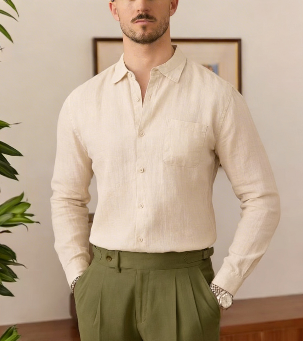 Camicia Uomo Aldo in Lino