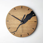 Orologio da parete di lusso in legno
