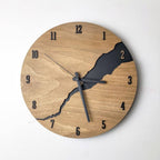 Orologio da parete di lusso in legno