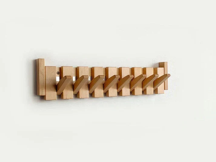 Gancio da Parete Ispirato al Pianoforte – Elegante Gancio da Parete in Legno Massello | Pratica Conservazione e Stile per la Decorazione della Casa