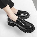 Mocassini Uomo Platform con Suola Rialzata