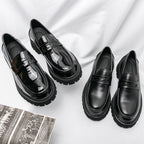 Mocassini Uomo Platform con Suola Rialzata