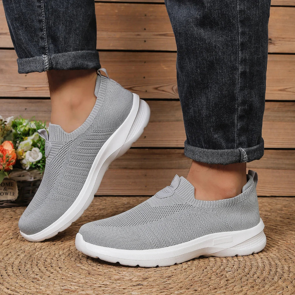 Sneakers Uomo Slip-On in Mesh Traspirante