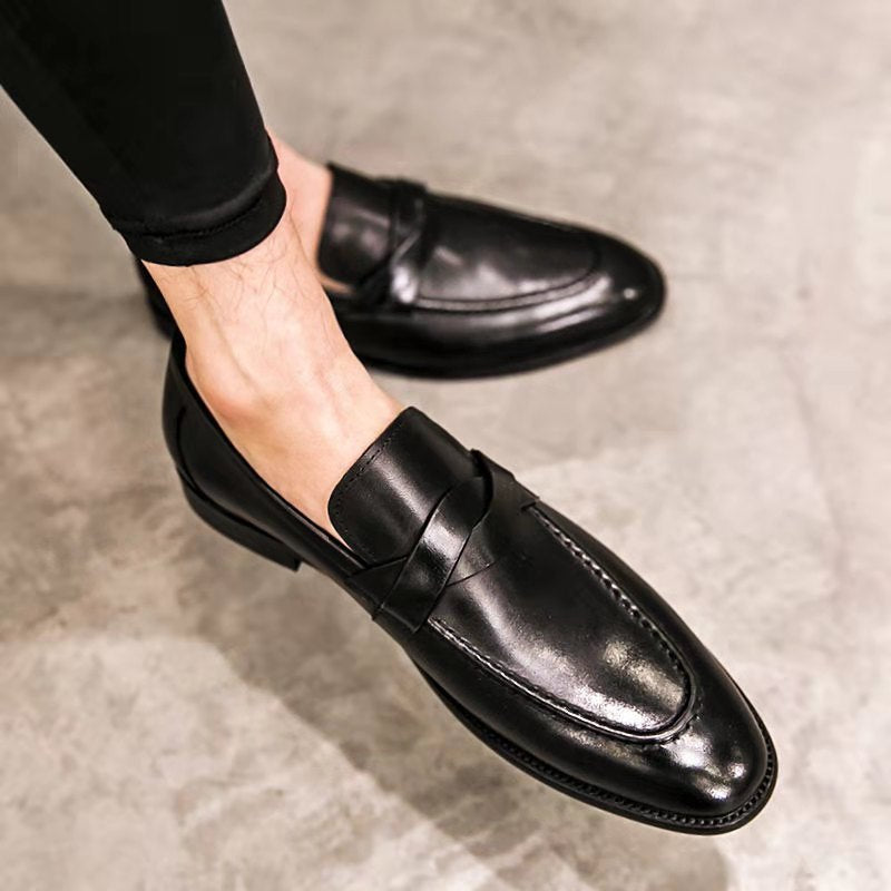 Mocassini Uomo Slip-On in Vera Pelle
