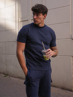 Monaco Cargo Sæt med T-Shirt og Shorts i Komfortabel Pasform