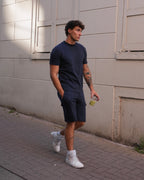 Monaco Cargo Sæt med T-Shirt og Shorts i Komfortabel Pasform