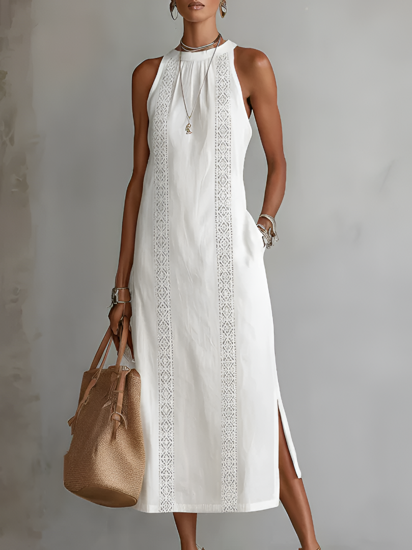 Abito Midi Elegante Ricamato ANFINITE Valentina