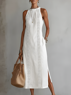 Abito Midi Elegante Ricamato ANFINITE Valentina