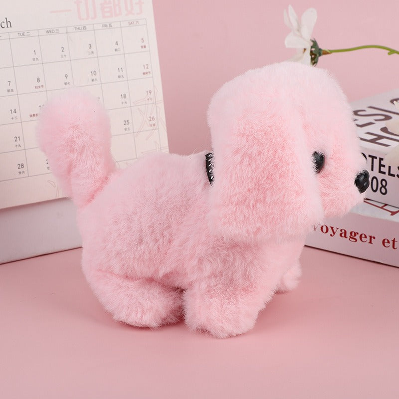 Interaktiv Robot Hvalp – Stemmes- og Berøringsaktiveret Legetøj med Realistisk Gang, Gøen og Bløde Bevægelse | Lavt Støjniveau og Børnevenligt Design