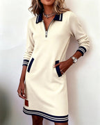 Abito Giornaliero Silhouette Revers Comfort