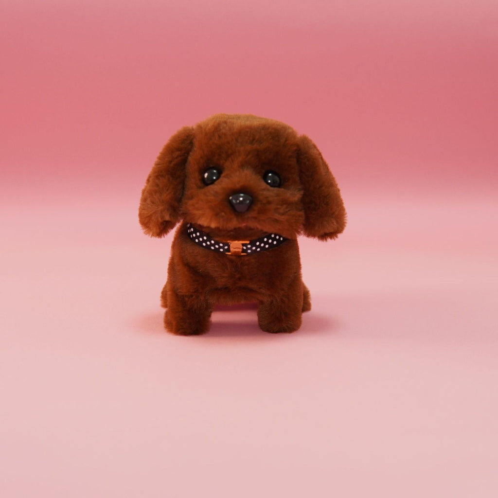 Interaktiv Robot Hvalp – Stemmes- og Berøringsaktiveret Legetøj med Realistisk Gang, Gøen og Bløde Bevægelse | Lavt Støjniveau og Børnevenligt Design