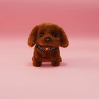 Interaktiv Robot Hvalp – Stemmes- og Berøringsaktiveret Legetøj med Realistisk Gang, Gøen og Bløde Bevægelse | Lavt Støjniveau og Børnevenligt Design