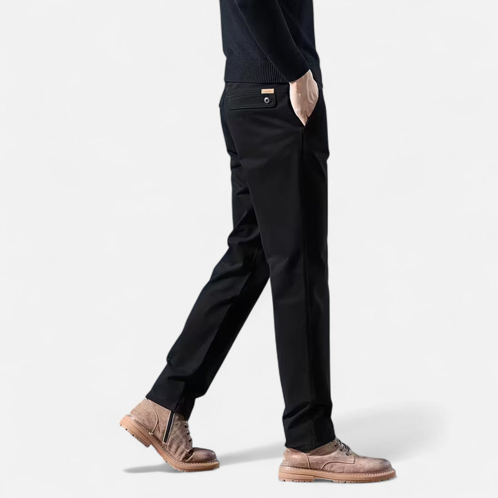 Pantaloni Eleganti Uomo Valmonti in Cotone – Taglio Sartoriale a Gamba Dritta