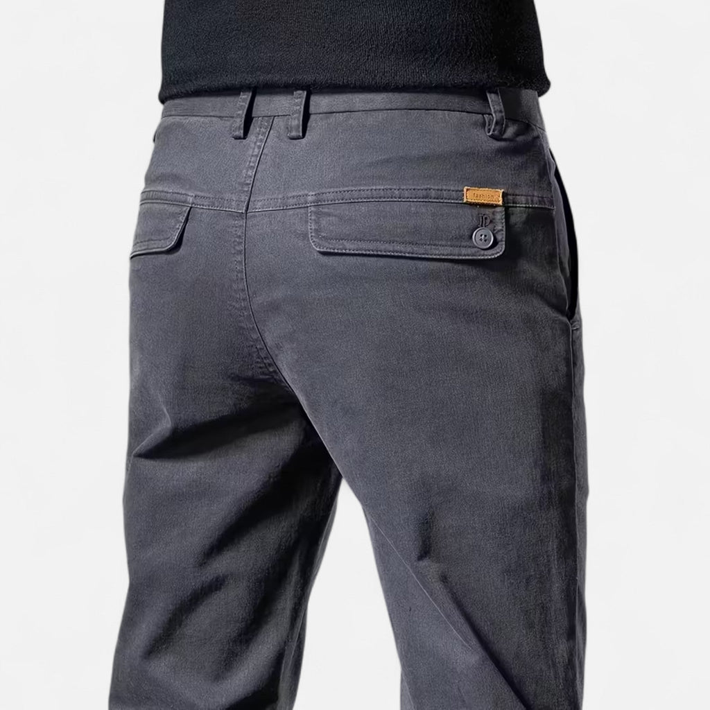 Pantaloni Eleganti Uomo Valmonti in Cotone – Taglio Sartoriale a Gamba Dritta