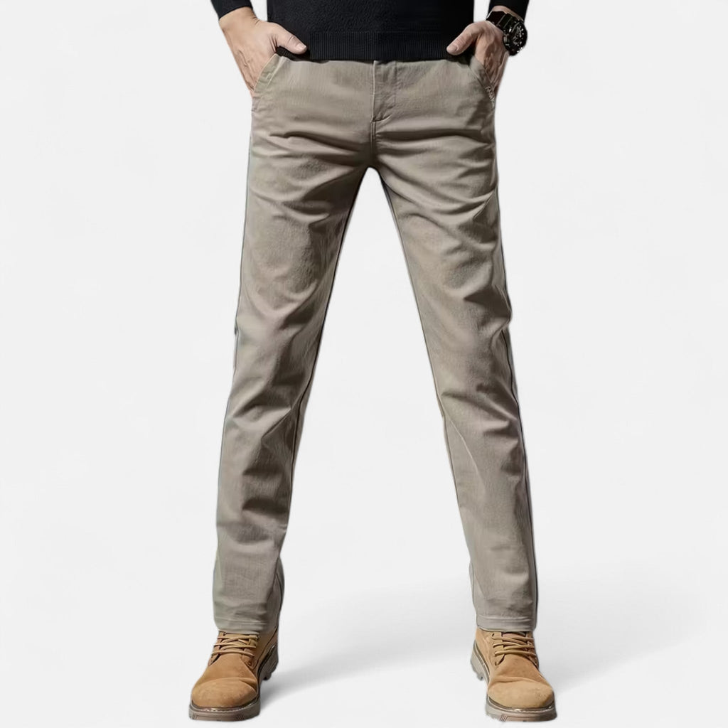 Pantaloni Eleganti Uomo Valmonti in Cotone – Taglio Sartoriale a Gamba Dritta
