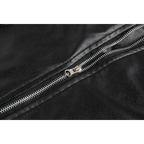 Veste biker homme en cuir avec fermeture éclair asymétrique - style motard avec ceinture