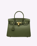 Borsa a Mano Donna in Vera Pelle Cognac
