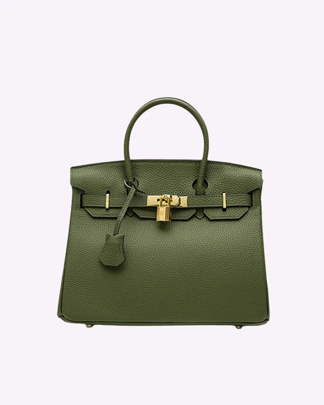 Borsa a Mano Donna in Vera Pelle Cognac