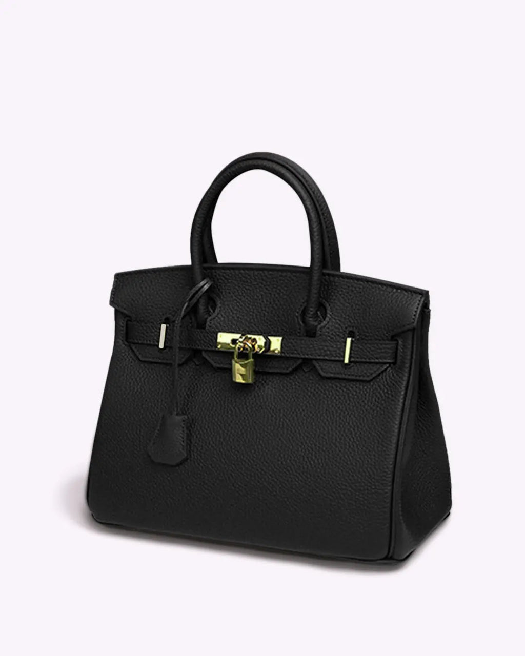 Borsa a Mano Donna in Vera Pelle Cognac