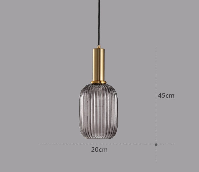 Lampada a Sospensione in Vetro Vintage - ColorVibe