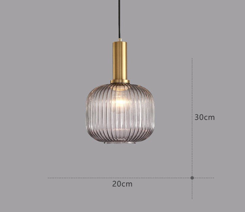 Lampada a Sospensione in Vetro Vintage - ColorVibe