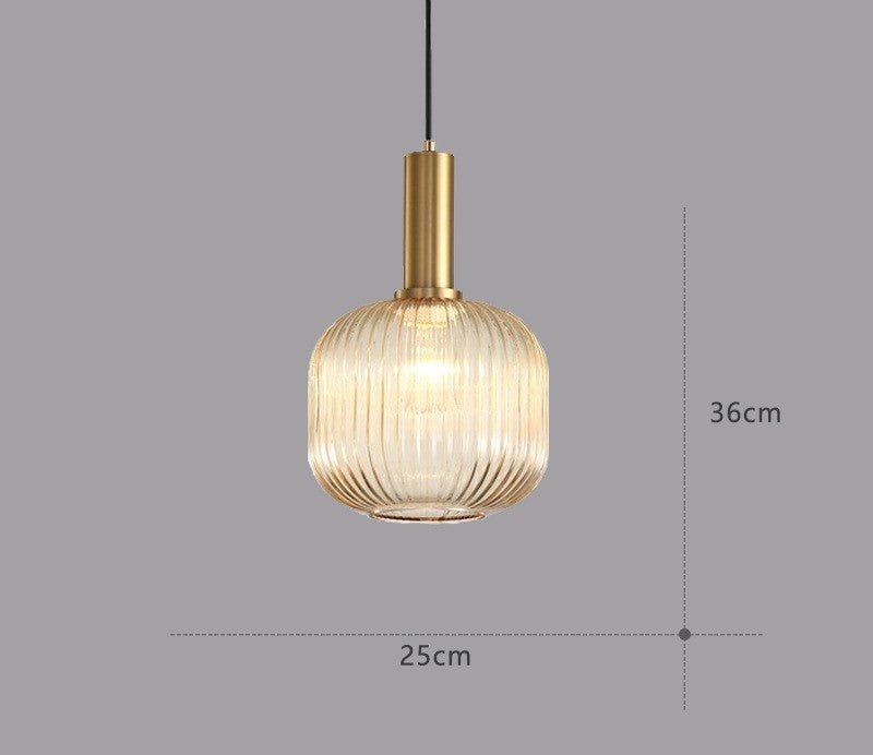 Lampada a Sospensione in Vetro Vintage - ColorVibe