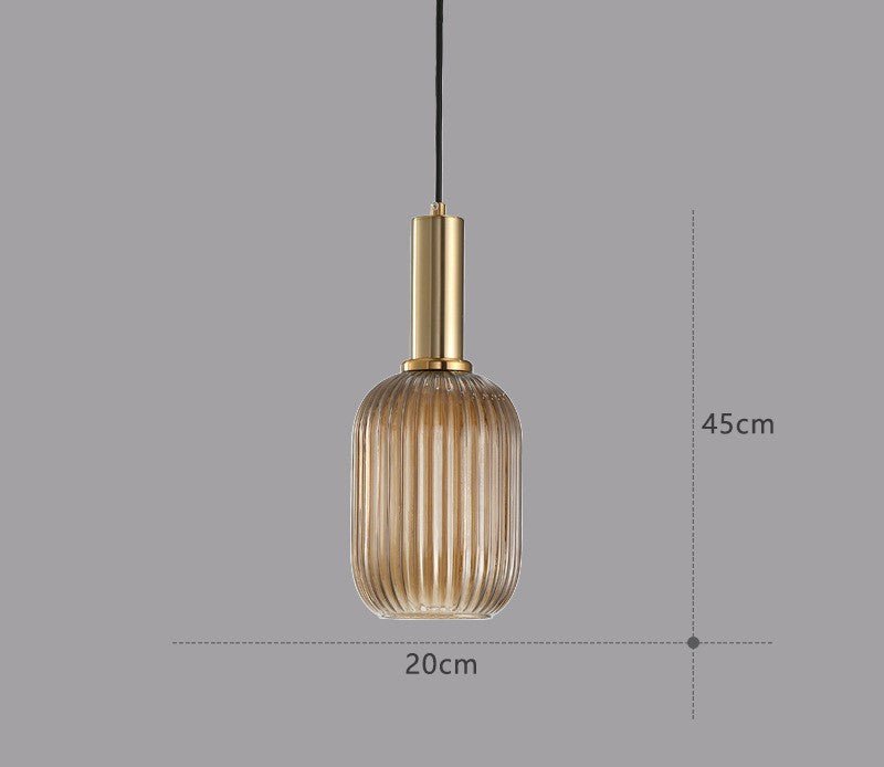 Lampada a Sospensione in Vetro Vintage - ColorVibe
