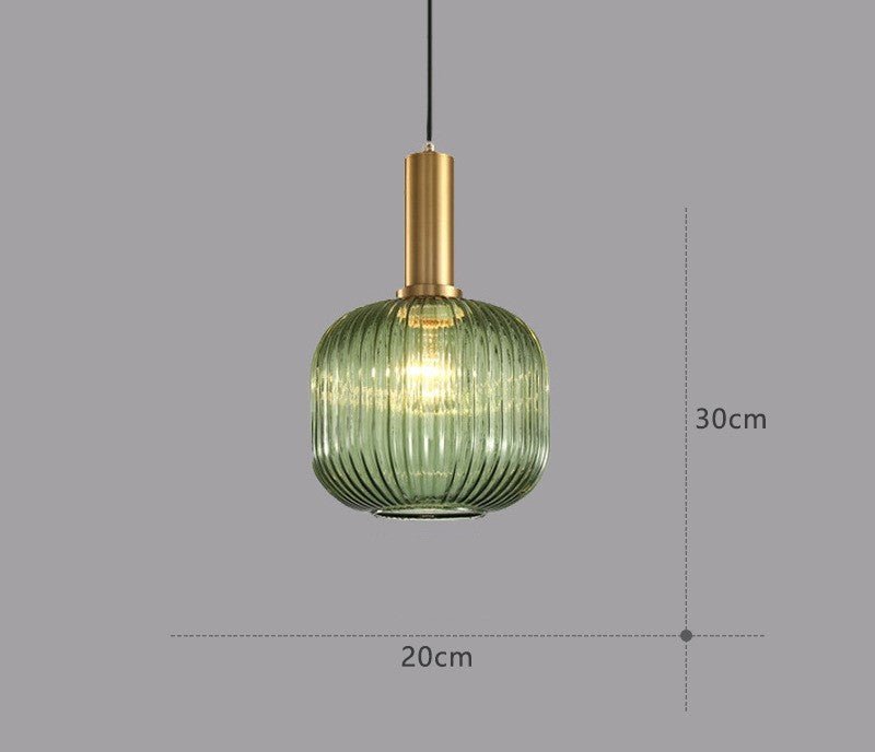 Lampada a Sospensione in Vetro Vintage - ColorVibe