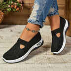 Komfort Sneakers med Skridsikker Sål og Naturlig Støtte