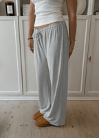 Pointelle Loungewear Bukser med Low Waist