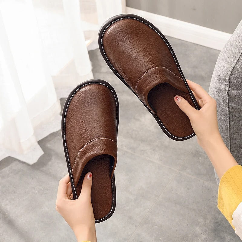 Pantofole in Pelle Vegana Hugo ANFINITE