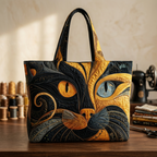 Borsa Trapuntata Gatto Misteriosa