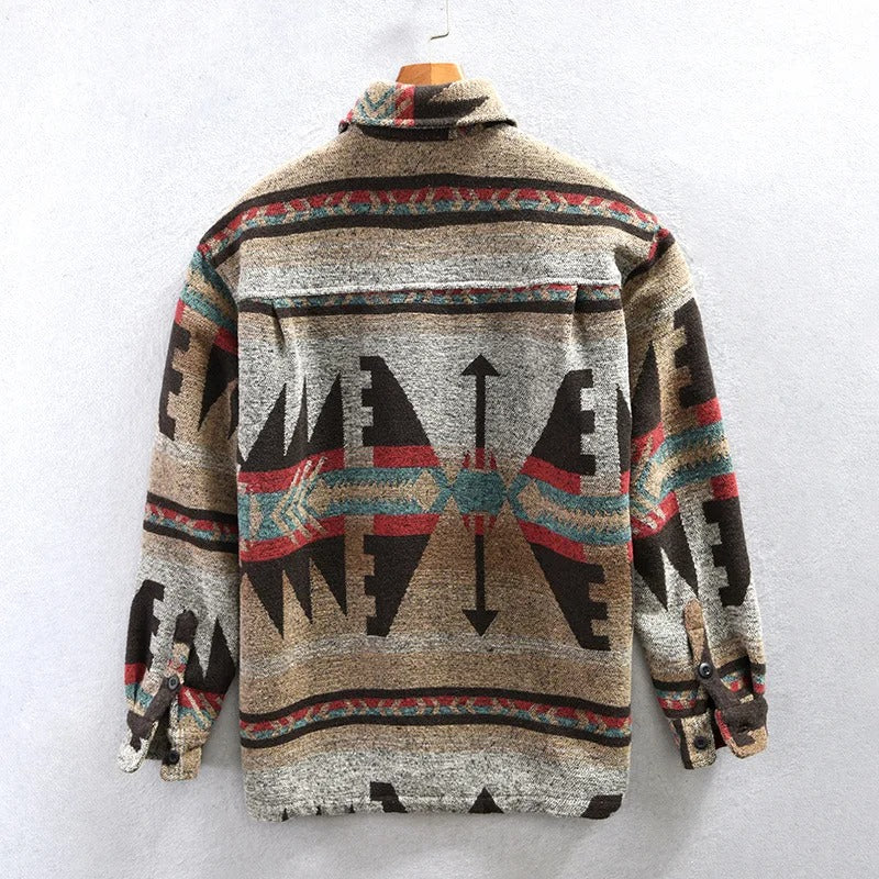 Camisa vintage de hombre con diseño exclusivo