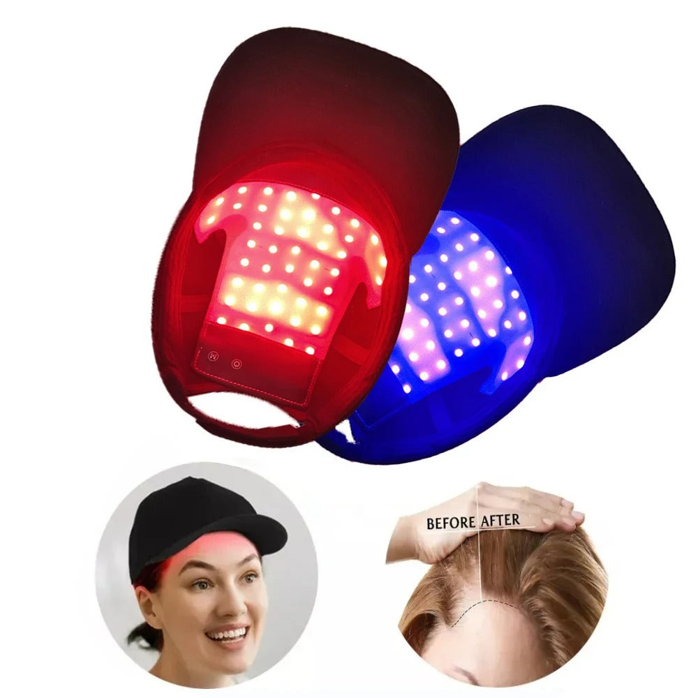 HairGlow Pro - Cappello per Terapia con Luce Rossa Infrarossa