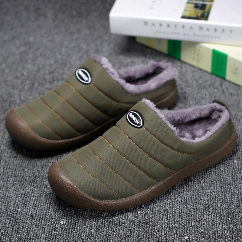 CozyWarm Scarpe da Interno per Uomo | Fodera Isolante per Calore Ottimale