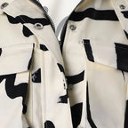 Bomber Cropped Donna Leggero con Collo Alto