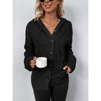 Felpa Donna con Cappuccio e Maniche Lunghe – Morbida, Calda e Casual