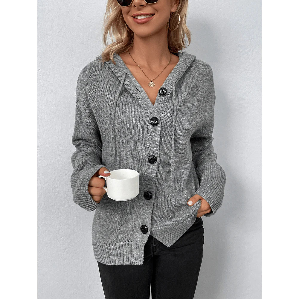 Felpa Donna con Cappuccio e Maniche Lunghe – Morbida, Calda e Casual