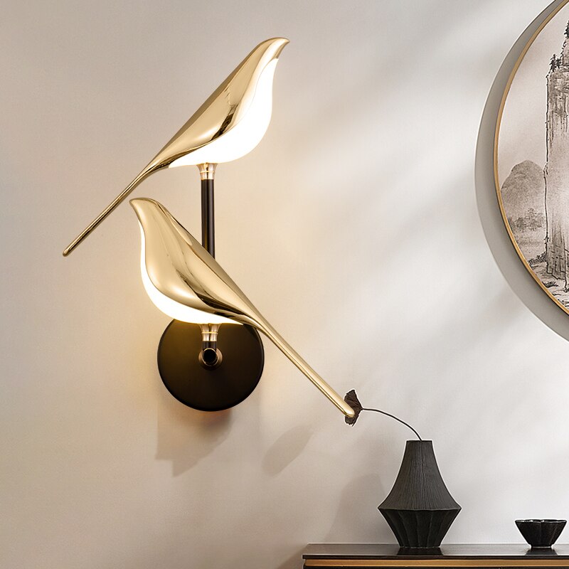Lampada da Parete Moderna per Uccelli - AviaryGlow