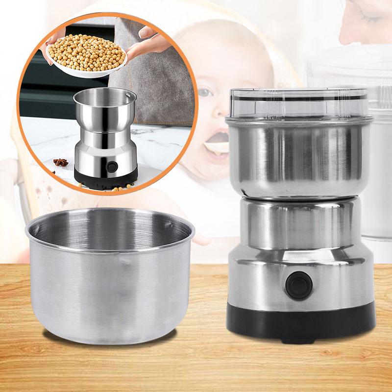Macina Cibo Portatile Multifunzionale – Macinino Veloce a Un Tocco per Caffè, Erbe e Spezie