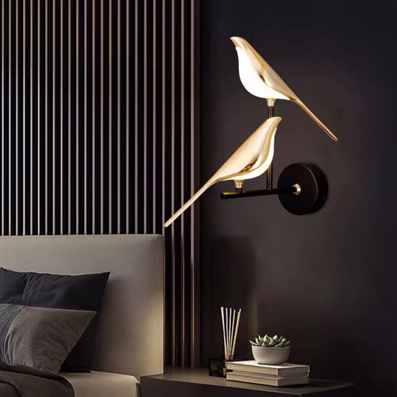 Lampada da Parete Moderna per Uccelli - AviaryGlow