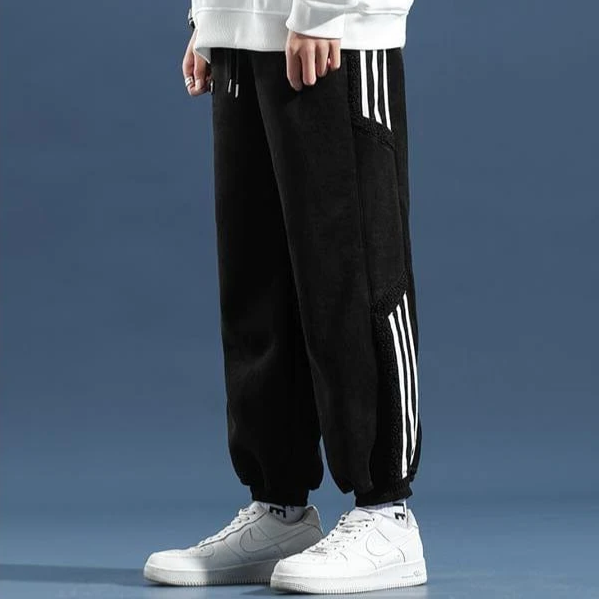 Jogger Uomo Streetwear con Dettagli a Pannelli
