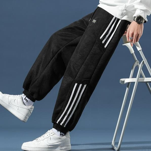Jogger Uomo Streetwear con Dettagli a Pannelli