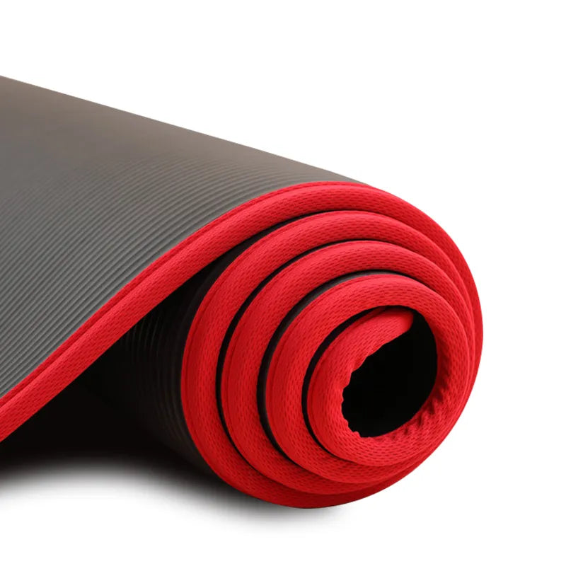 Tappetino da Allenamento Antiscivolo Extra Spesso – Imbottitura di 10 mm per Comfort e Stabilità Ottimali