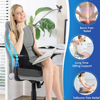ANFINITE SeatRelief Memory Foam Cuscino per il Sostegno del Coccige