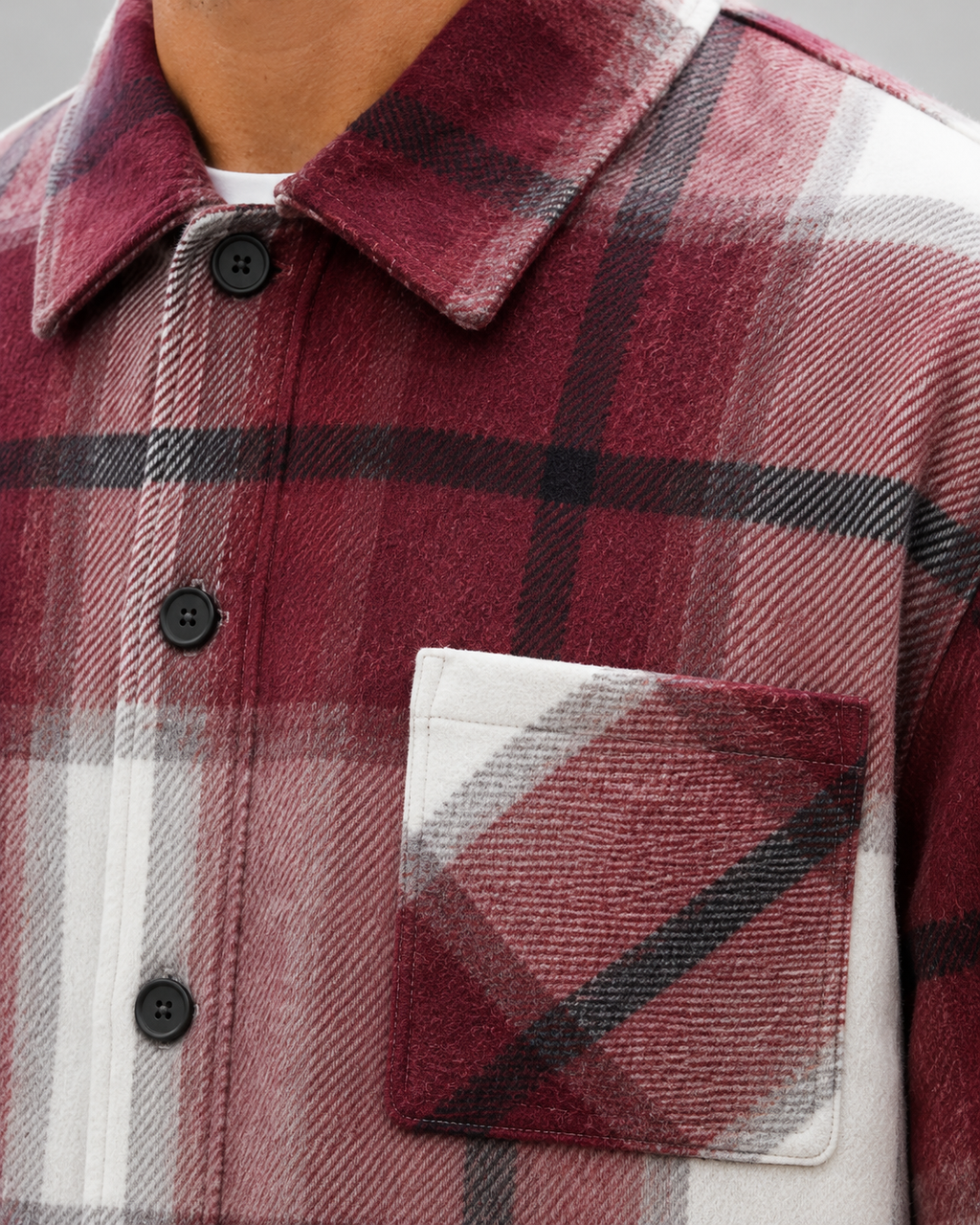 Overshirt Uomo in Flanella a Quadri